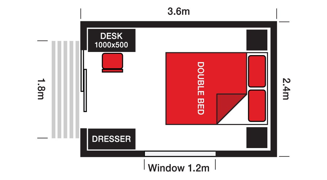 Standard Just cabin layout